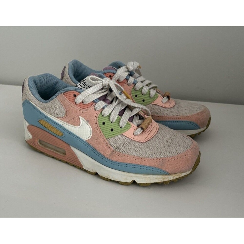 Nike Women’s Size 8 Air Max 90 SE ‘Sun Club’ Pink Blue DJ9997-100